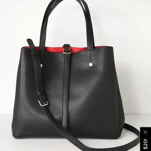 Lulus black tote